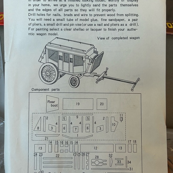 Vintage Wooden Stage Coach - Picture 3 of 5